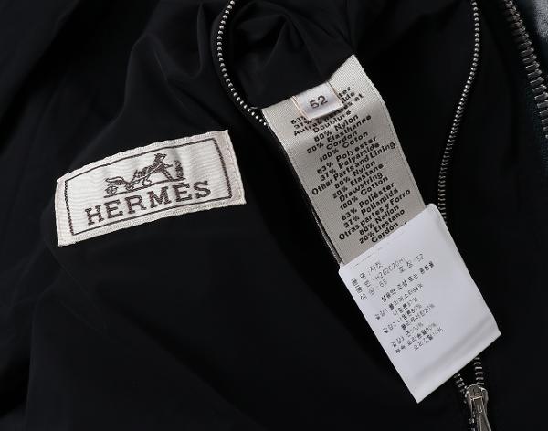 에르메스 더블 주 퀼티드 재킷 페트롤 52