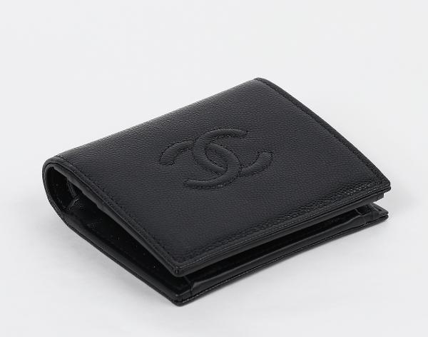 샤넬 26C CC 스몰 플랩 월렛 블랙