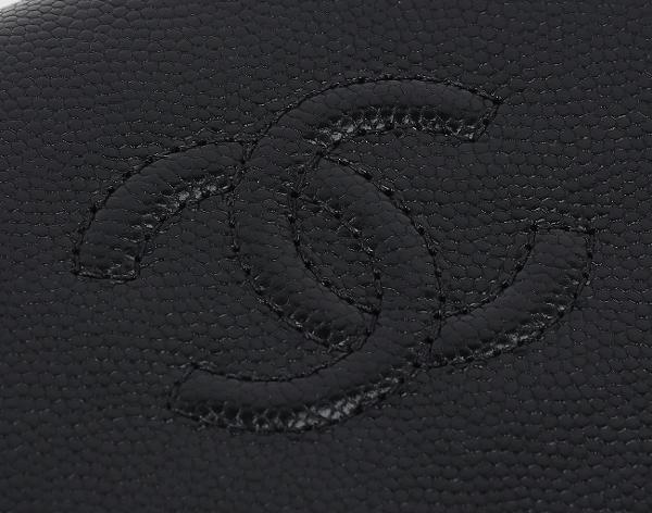 샤넬 26C CC 스몰 플랩 월렛 블랙