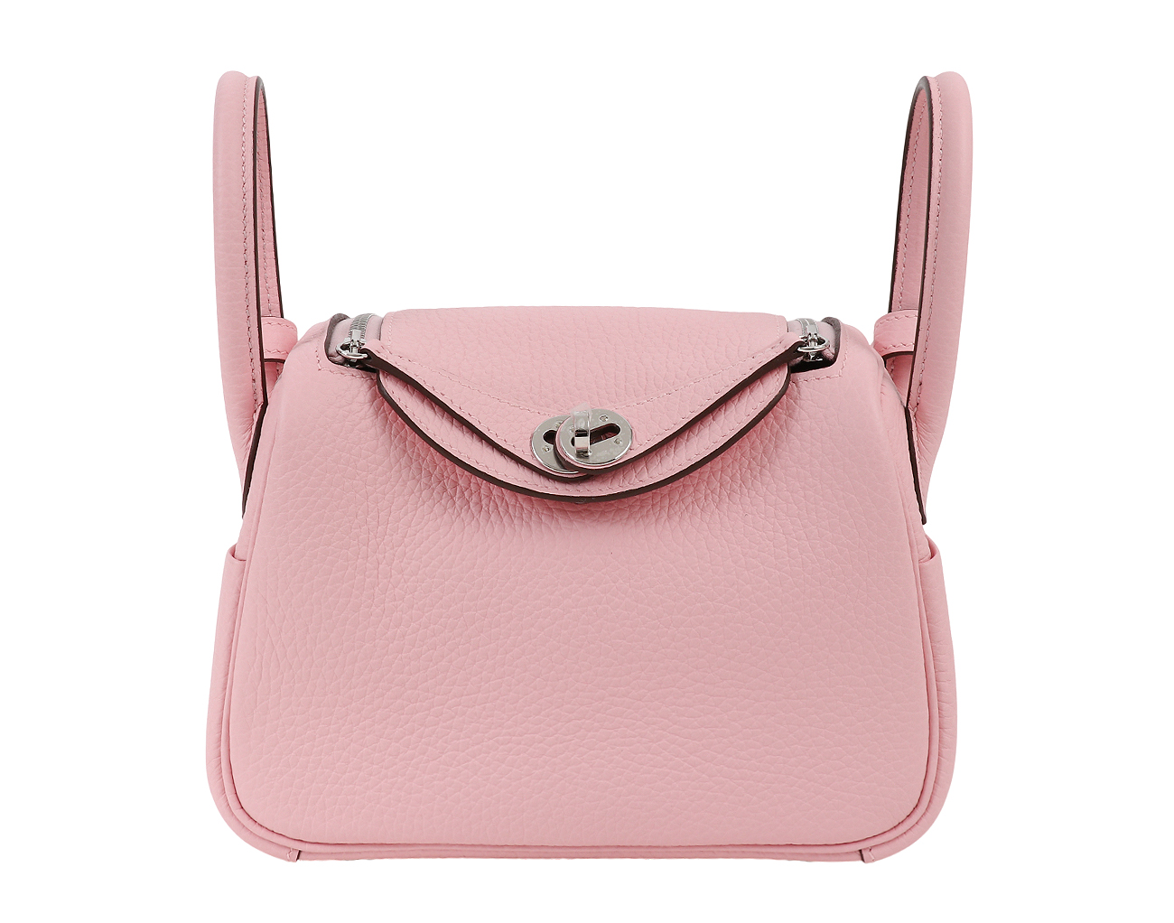 에르메스 미니 린디 II 로즈 사쿠라 은장 K