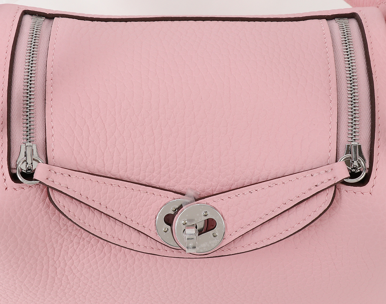 에르메스 미니 린디 II 로즈 사쿠라 은장 K