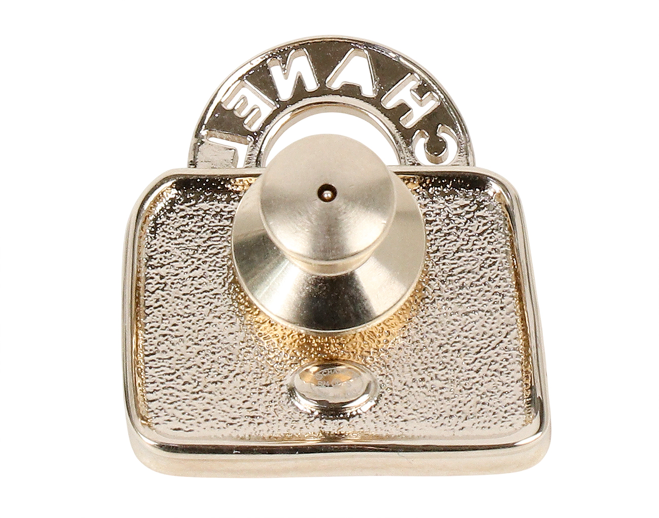 샤넬 CC 핸드백 브로치 핑크 샴페인골드