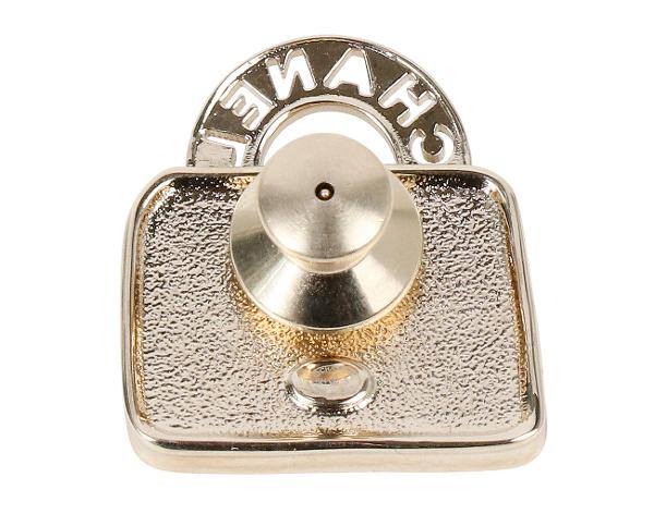 샤넬 CC 핸드백 브로치 핑크 샴페인골드