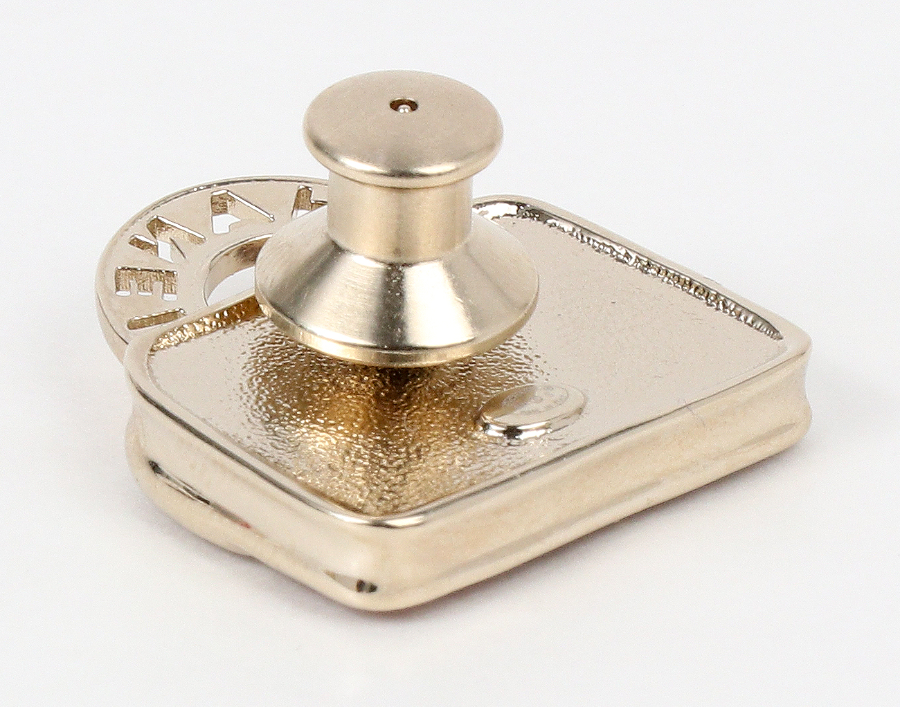 샤넬 CC 핸드백 브로치 핑크 샴페인골드