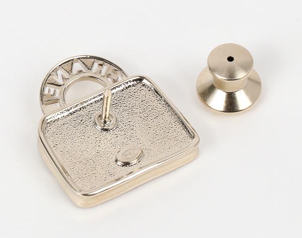 샤넬 CC 핸드백 브로치 핑크 샴페인골드