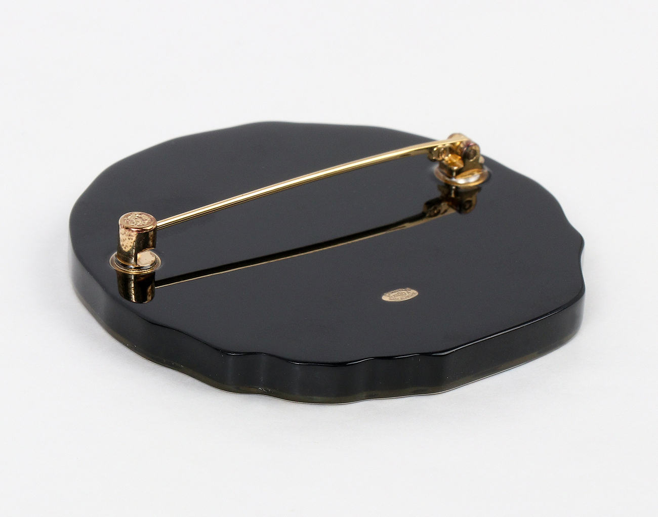 샤넬 핸드라이튼 CC 체인 트리밍 브로치 옐로우 블루 블랙