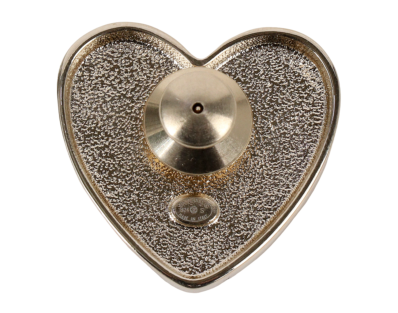 샤넬 스트라스 CC 하트 브로치 핑크 샴페인골드