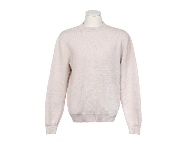 루이비통 모노그램 엠보스드 풀오버 크림 탄 S