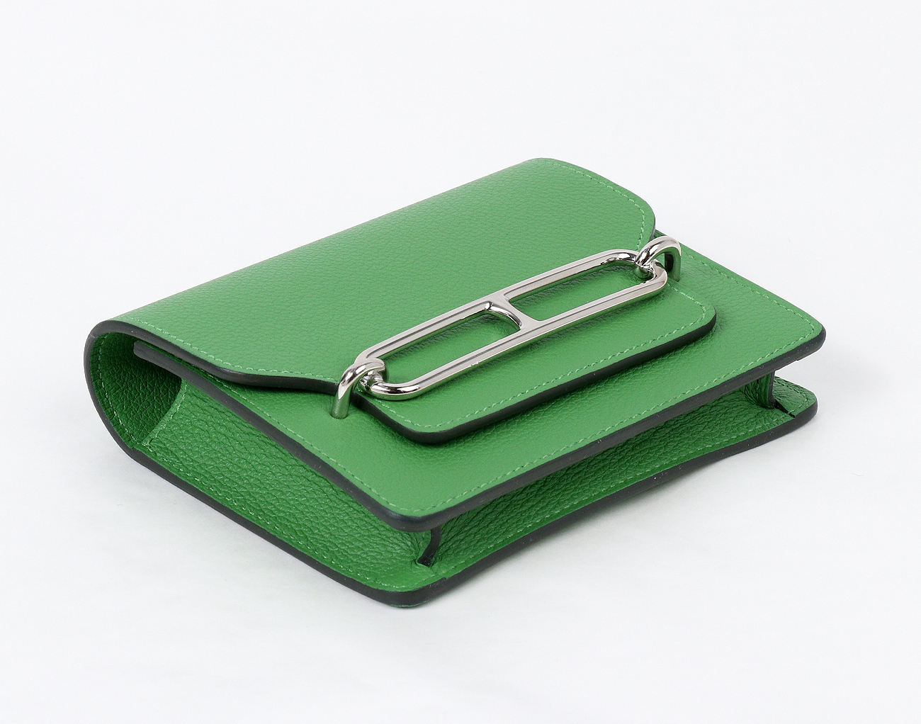 에르메스 룰리스 슬림 월렛 베르트 유카 모브 페일 은장 B