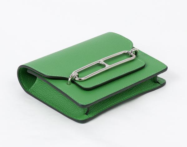 에르메스 룰리스 슬림 월렛 베르트 유카 모브 페일 은장 B