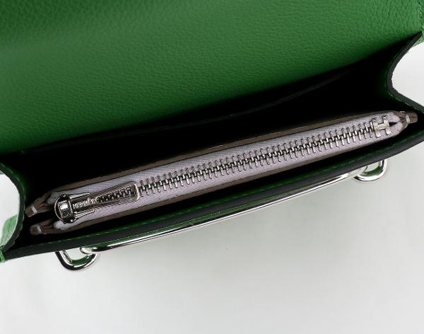 에르메스 룰리스 슬림 월렛 베르트 유카 모브 페일 은장 B