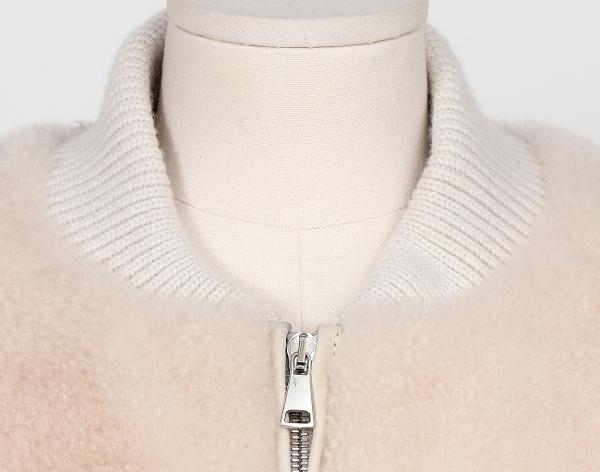 브라스키 고트 퍼 봄버 재킷 피치 40