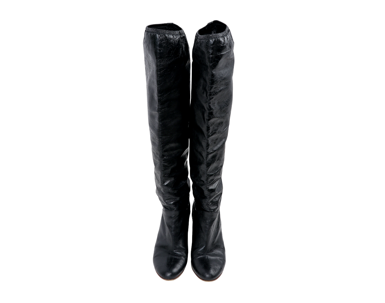 샤넬 롱 부츠 블랙 36C