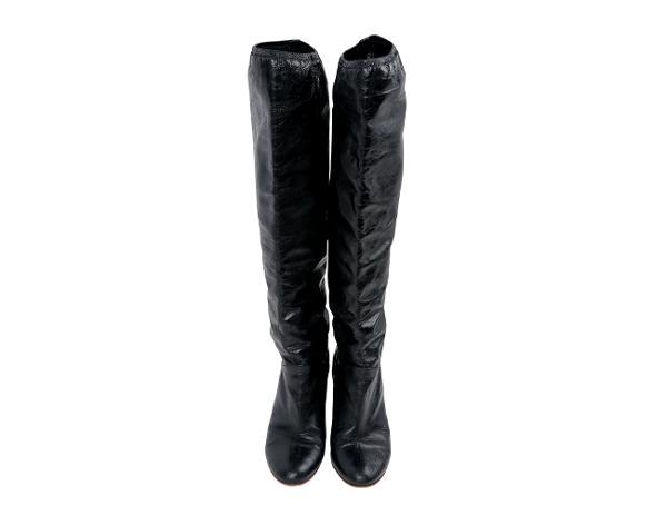 샤넬 롱 부츠 블랙 36C