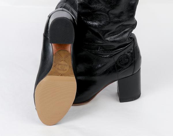 샤넬 롱 부츠 블랙 36C