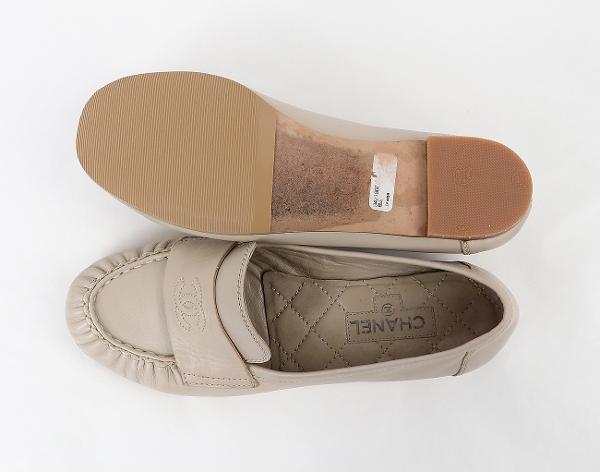 샤넬 CC 로퍼 베이지 35 1/2C