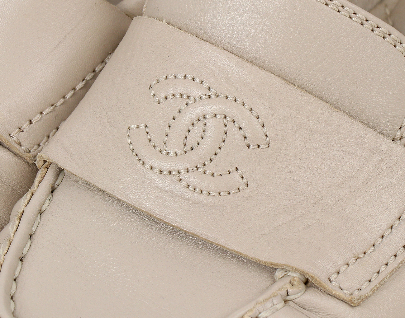 샤넬 CC 로퍼 베이지 35 1/2C