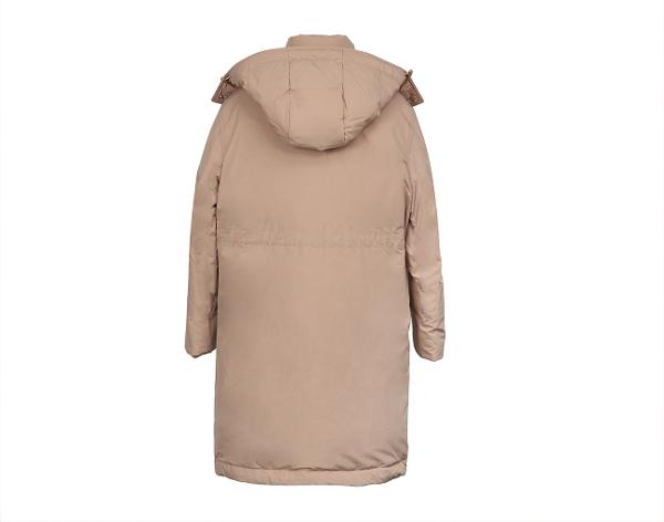 버버리 레이번 롱 다운 재킷 카멜 M