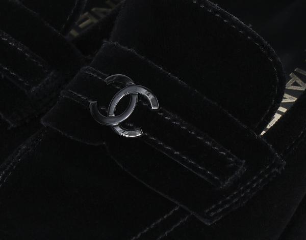 샤넬 CC 플랫폼 로퍼 블랙 37 1/2C