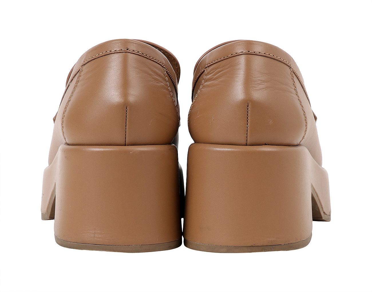 샤넬 CC 플랫폼 로퍼 베이지 37 1/2C