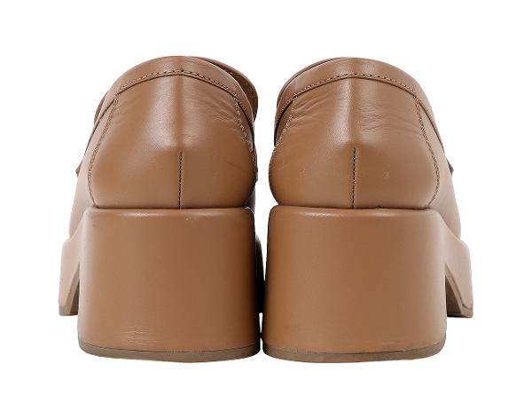 샤넬 CC 플랫폼 로퍼 베이지 37 1/2C