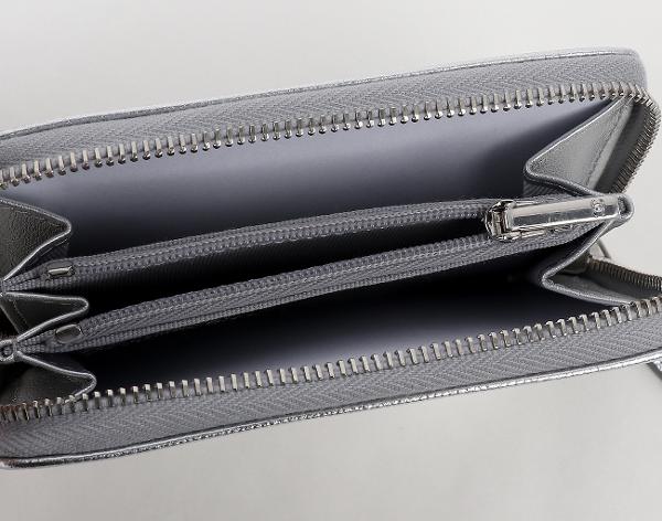 샤넬 CC 지퍼 코인 퍼스 실버 은장