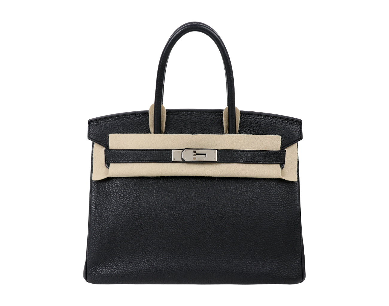 에르메스 벌킨 30 블랙 은장 P