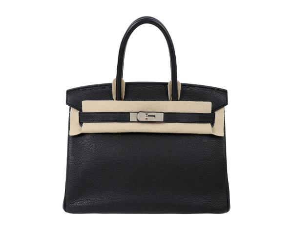 에르메스 벌킨 30 블랙 은장 P