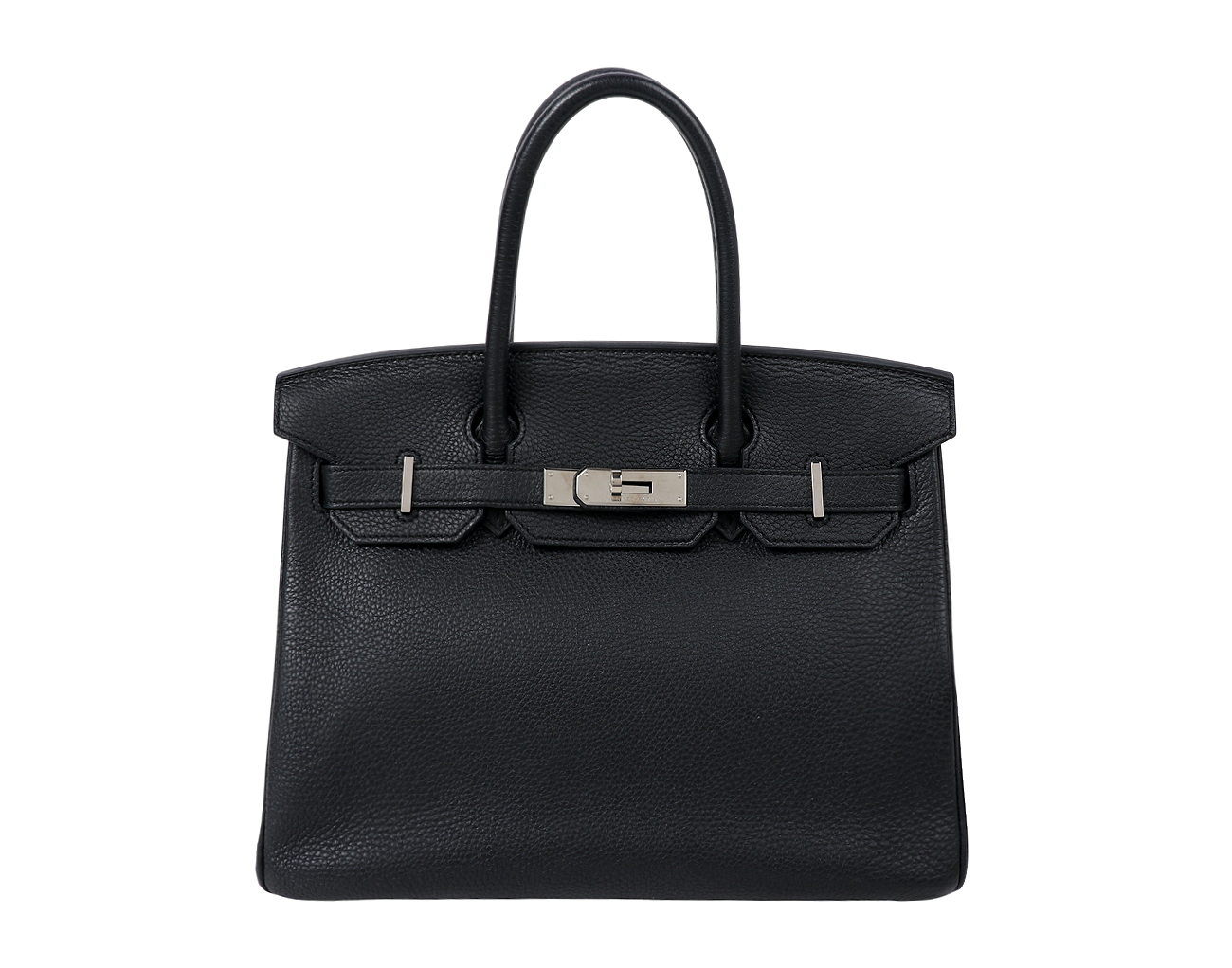 에르메스 벌킨 30 블랙 은장 P