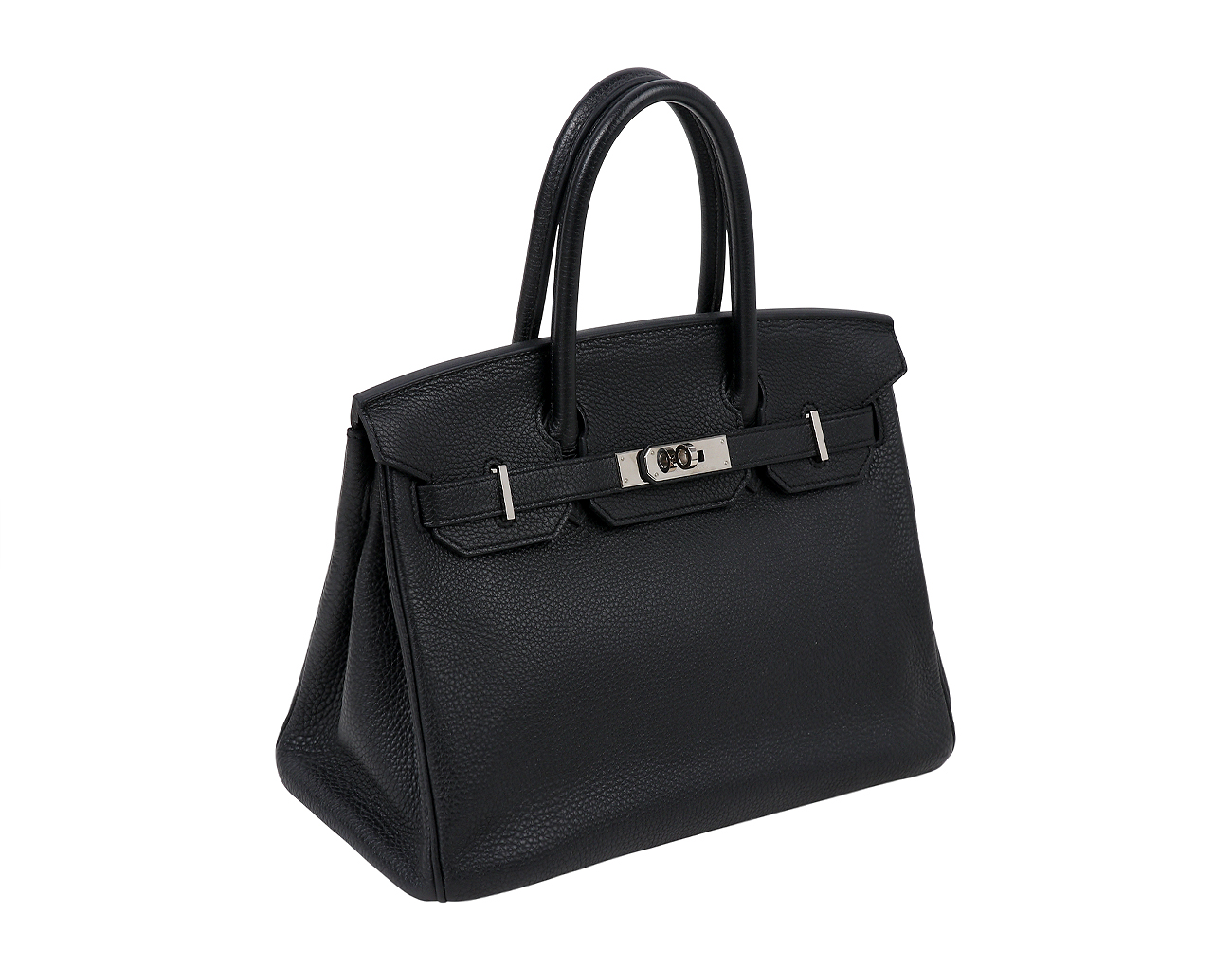 에르메스 벌킨 30 블랙 은장 P