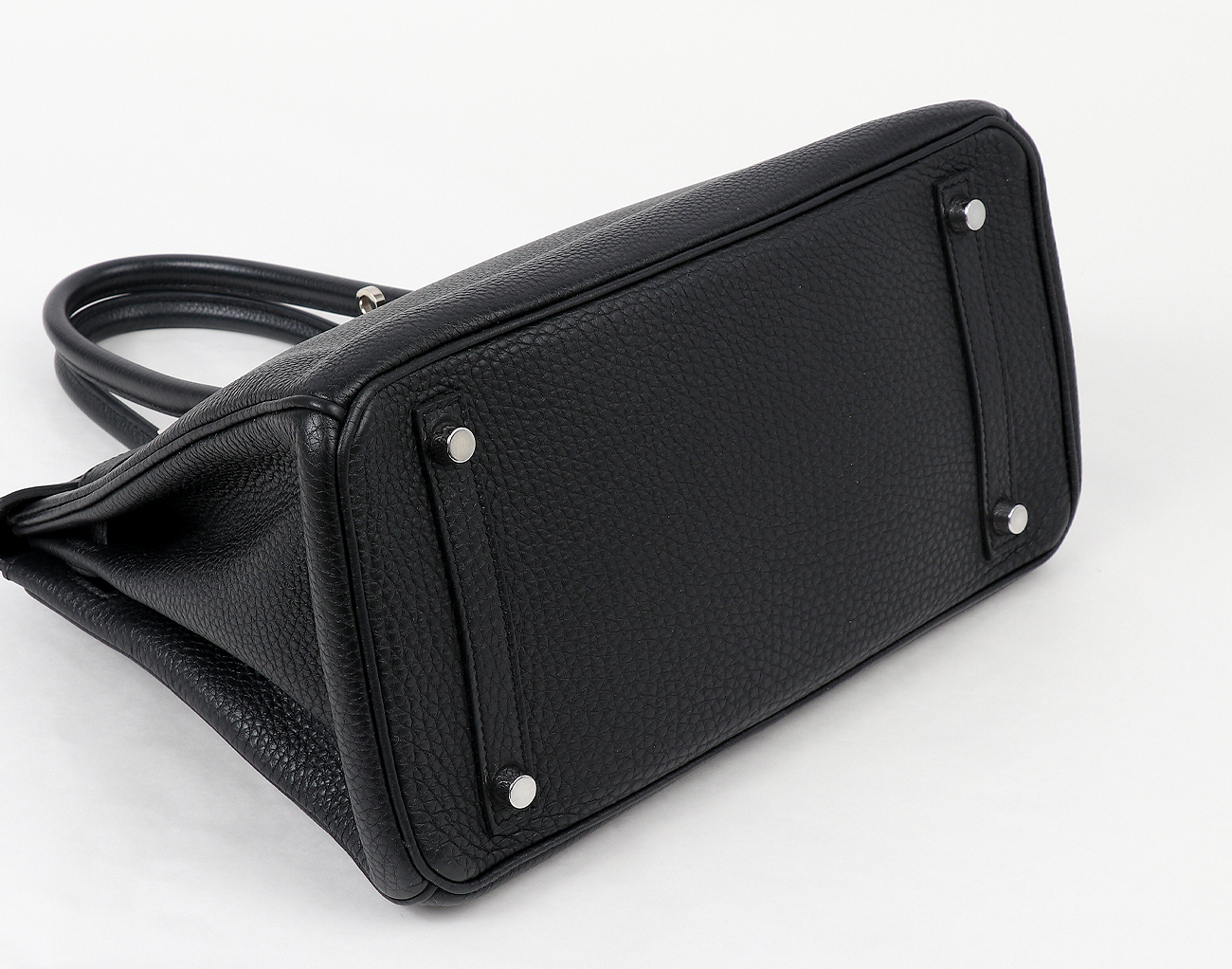 에르메스 벌킨 30 블랙 은장 P