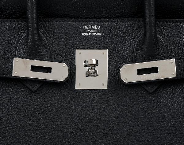 에르메스 벌킨 30 블랙 은장 P
