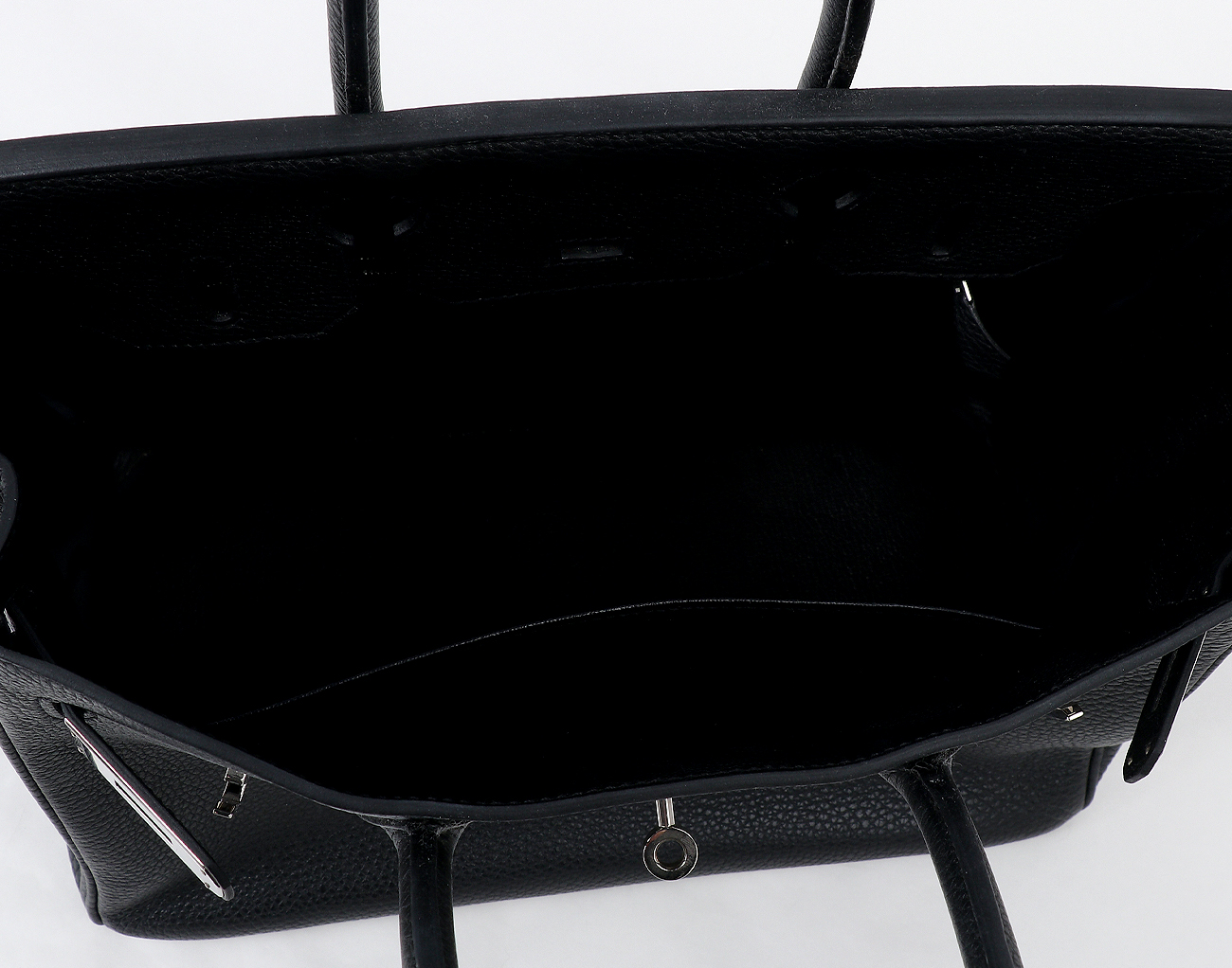 에르메스 벌킨 30 블랙 은장 P