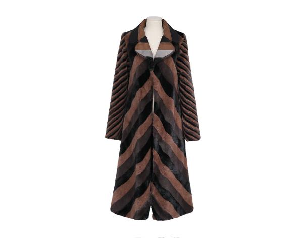 마크제이콥스 리버시블 밍크 코트 브라운 블랙 그레이 8