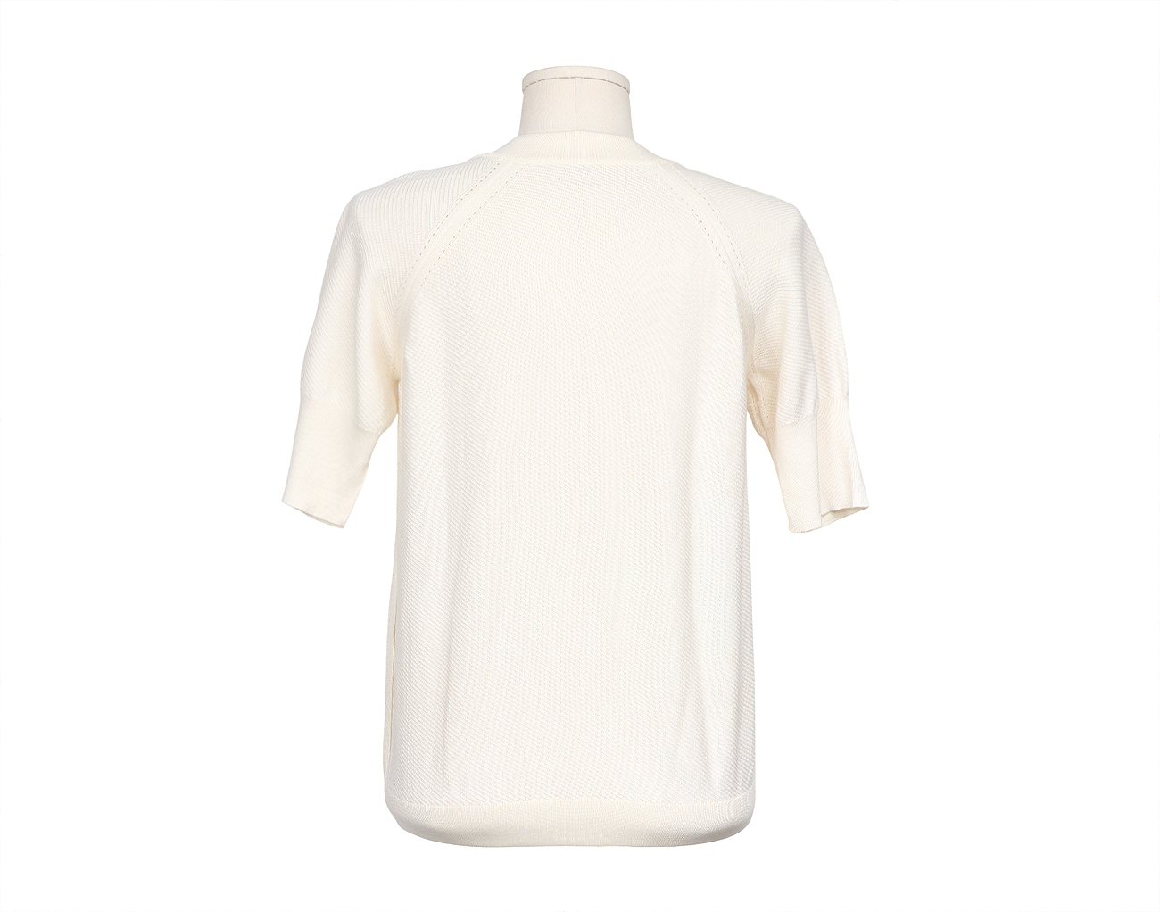 에르메스 숏 슬리브 가디건 블랑 36