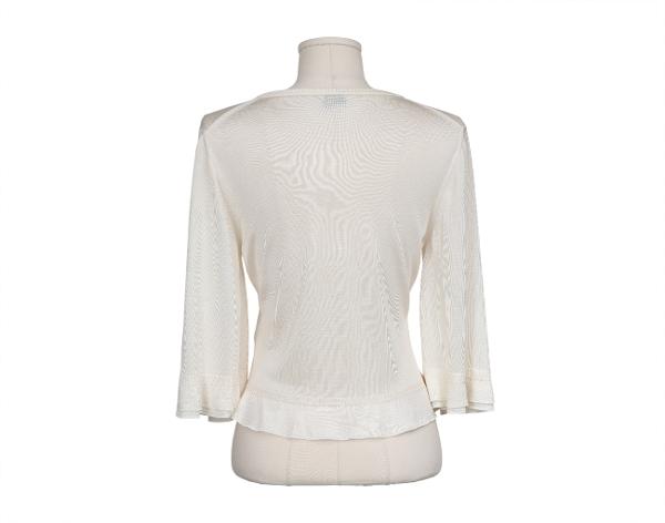 샤넬 CC 러플 탑 에크루 38