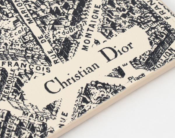 디올 플랜 드 파리 파우치 베이지 네이비 블루