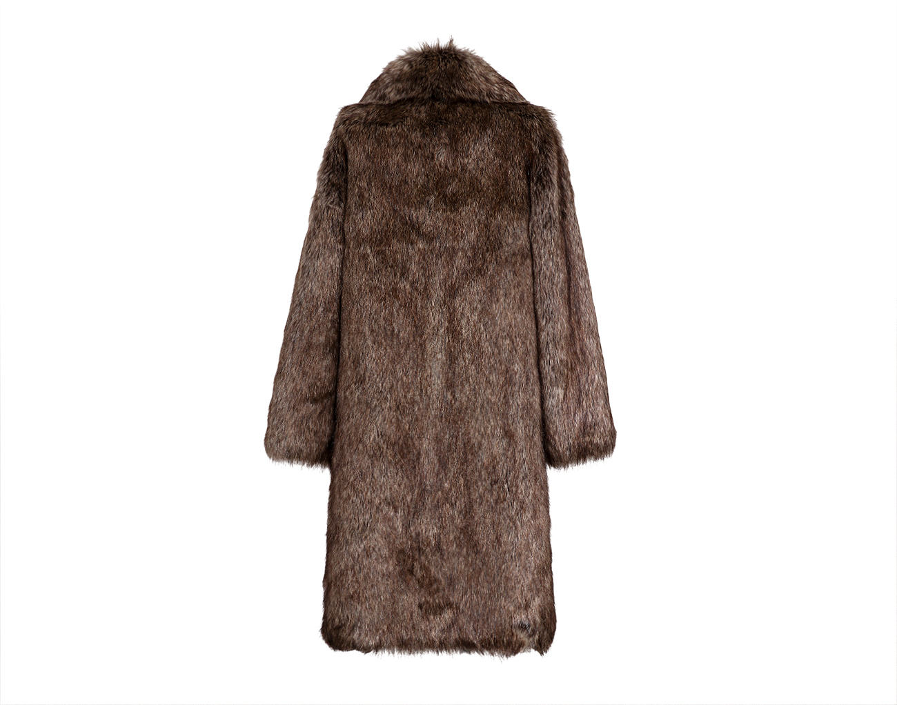 구찌 포우 퍼 코트 브라운 38