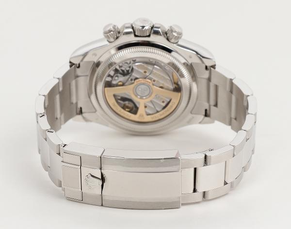 로렉스 데이토나 40mm 플래티넘 아이스 블루 바게트 다이아몬드 126506