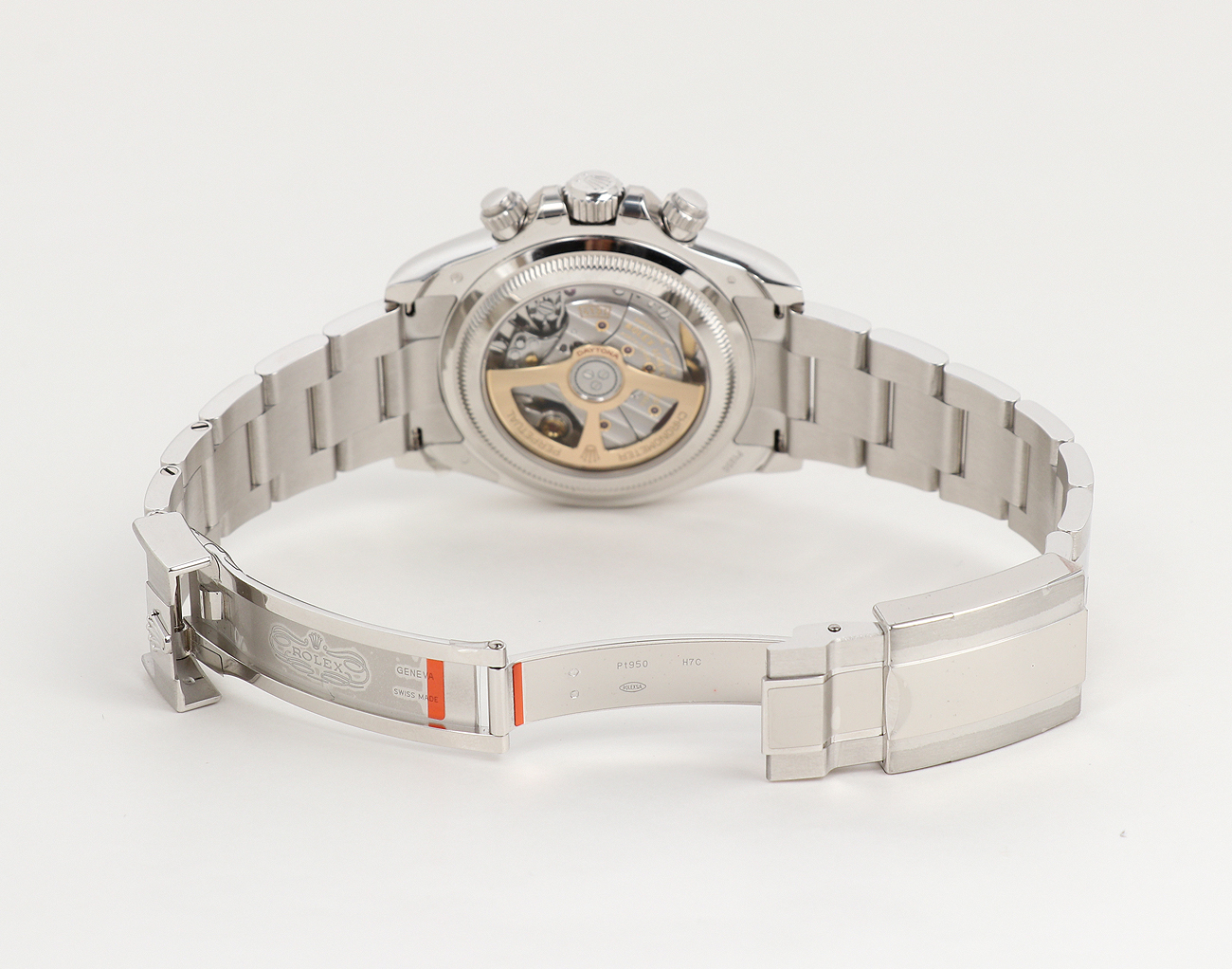 로렉스 데이토나 40mm 플래티넘 아이스 블루 바게트 다이아몬드 126506