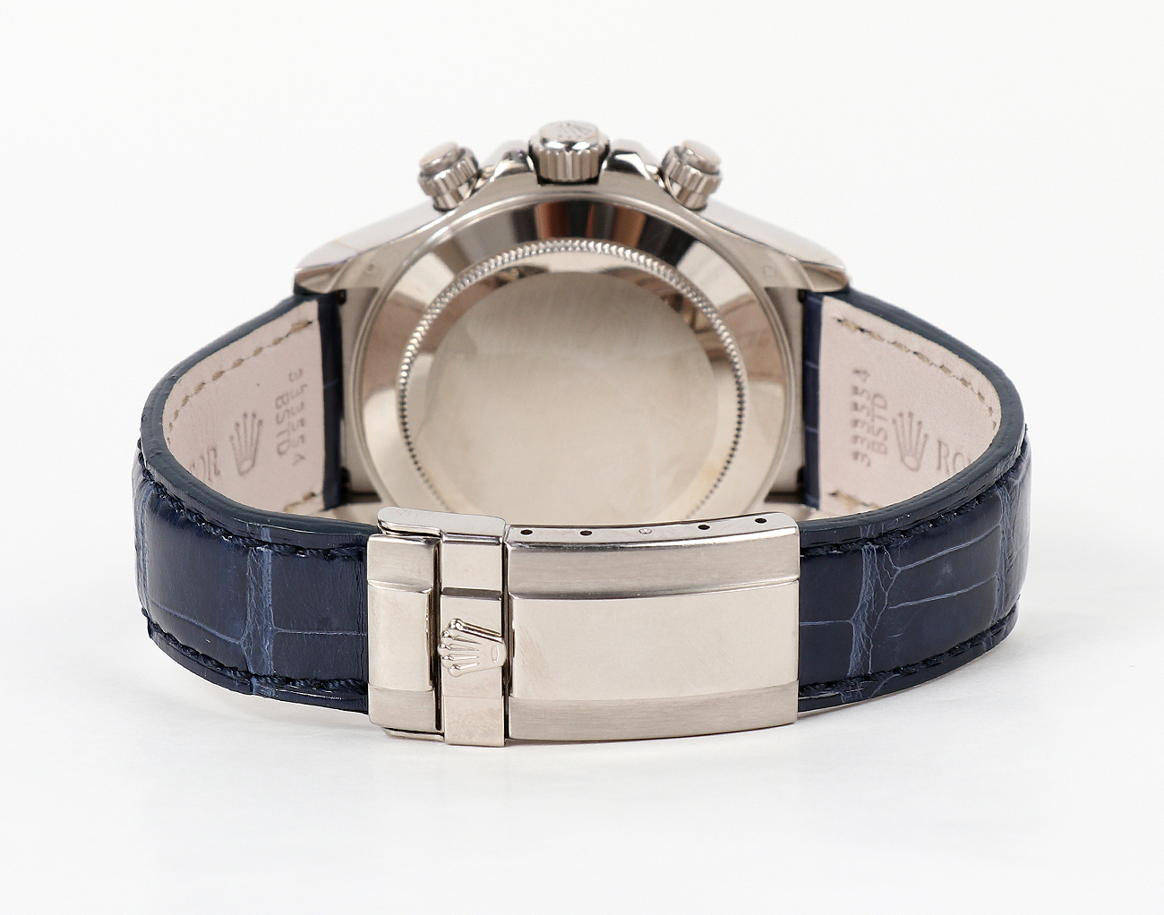 로렉스 데이토나 40mm 화이트골드 바게트 파베 다이아몬드 116599TBR