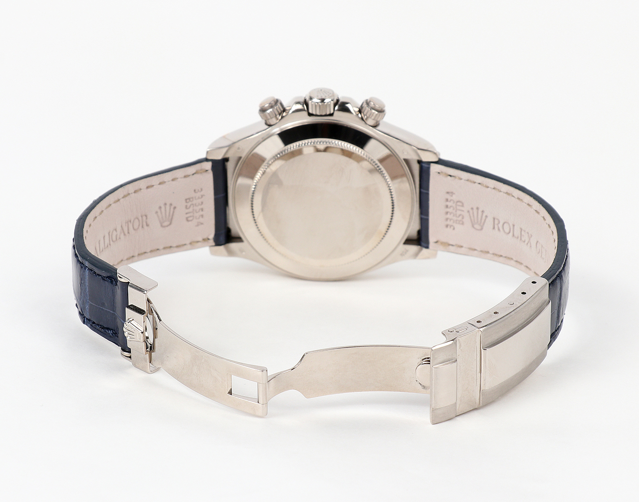 로렉스 데이토나 40mm 화이트골드 바게트 파베 다이아몬드 116599TBR