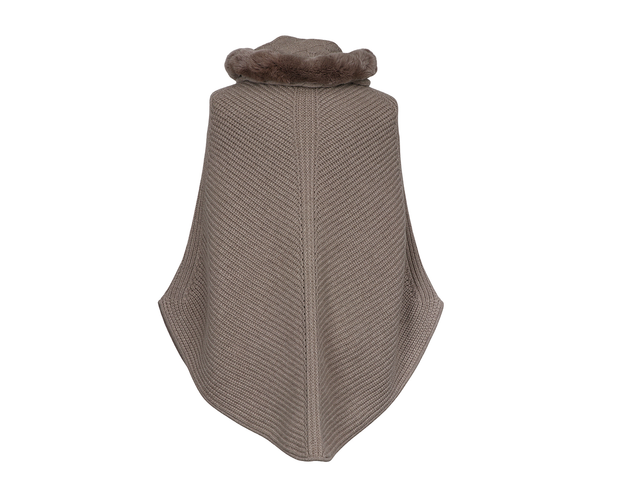 로로피아나 베이비 캐시미어 친칠라 판초 베이지