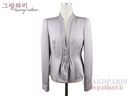 알마니 꼴레지오니 라벤더 도트 숏 쟈켓