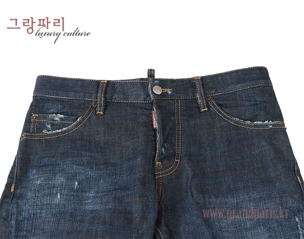 디스퀘어드 워싱 배기 남성 데님 46