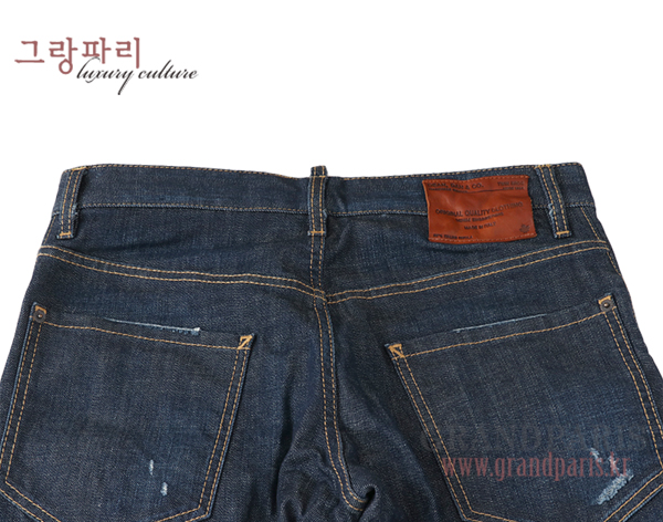 디스퀘어드 워싱 배기 남성 데님 46