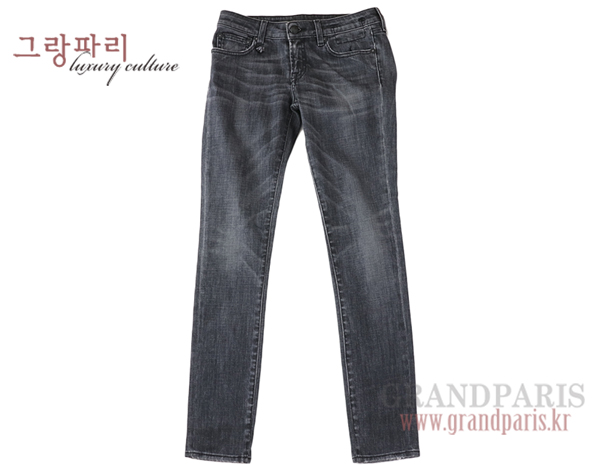 R13 블랙 워싱 low skinny 데님 팬츠 24