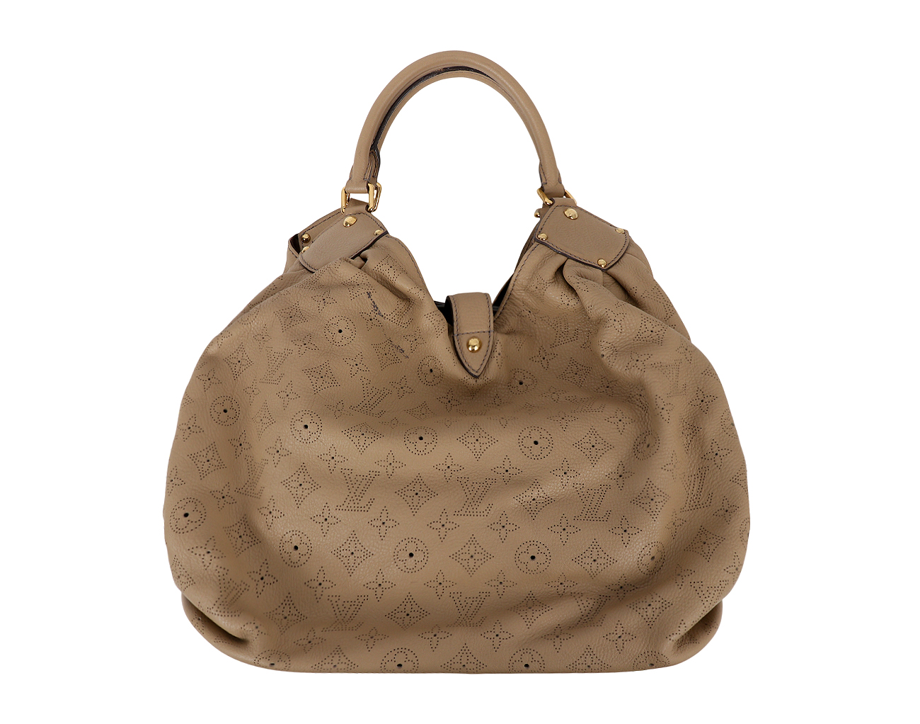 루이비통 베이지 마히나 L 숄더