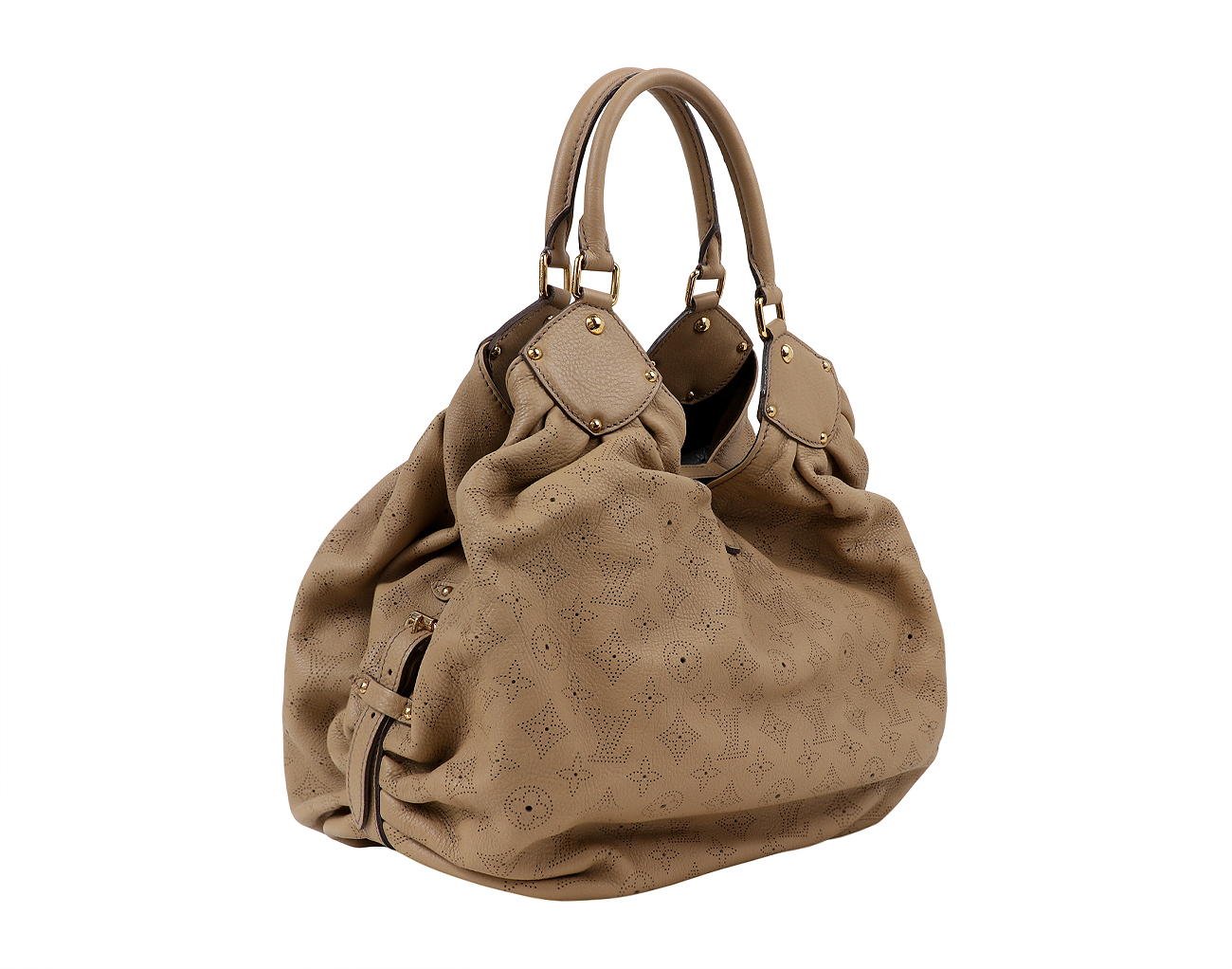 루이비통 베이지 마히나 L 숄더