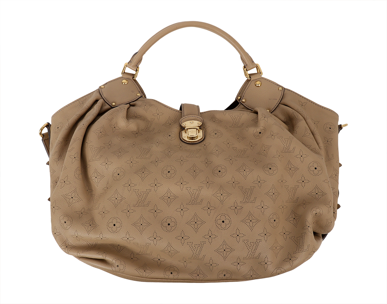 루이비통 베이지 마히나 L 숄더